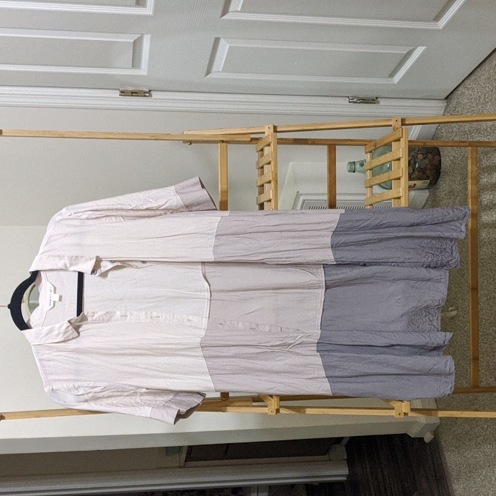 Down East Button Up Tunic Dress